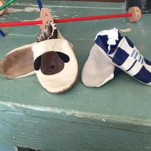 Robeez leather soft casual shoes for new walkers